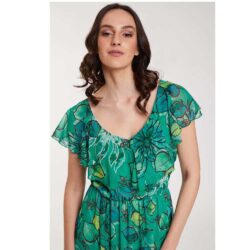 Long summer dress green - Image 3