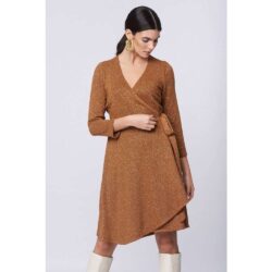 Midi wrap dress lurex - Image 10