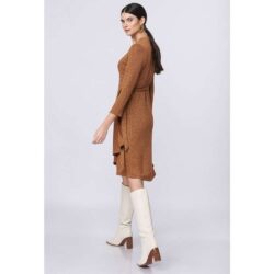 Midi wrap dress lurex - Image 9