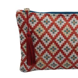 Ethnic Handmade Rhombus Cosmetic Bag - Image 2