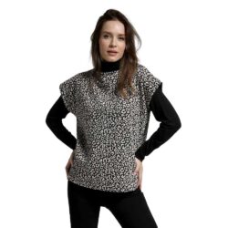 Μπλούζα animal print κοντομάνικη