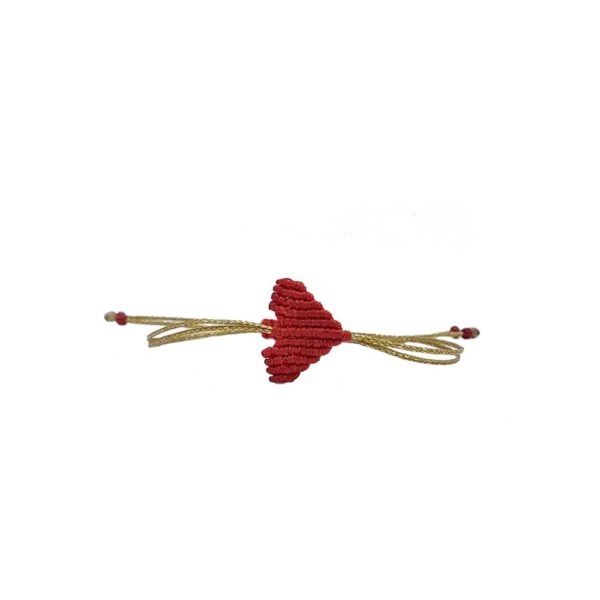Χειροποίητο Macrame Βραχιόλι Καρδιά