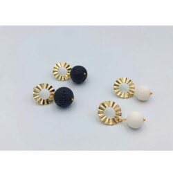 Women's Lava Stud Earrings - Image 5