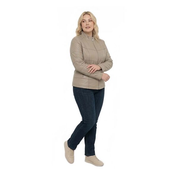 Μπουφάν Γυναικείο plus size με φερμουάρ